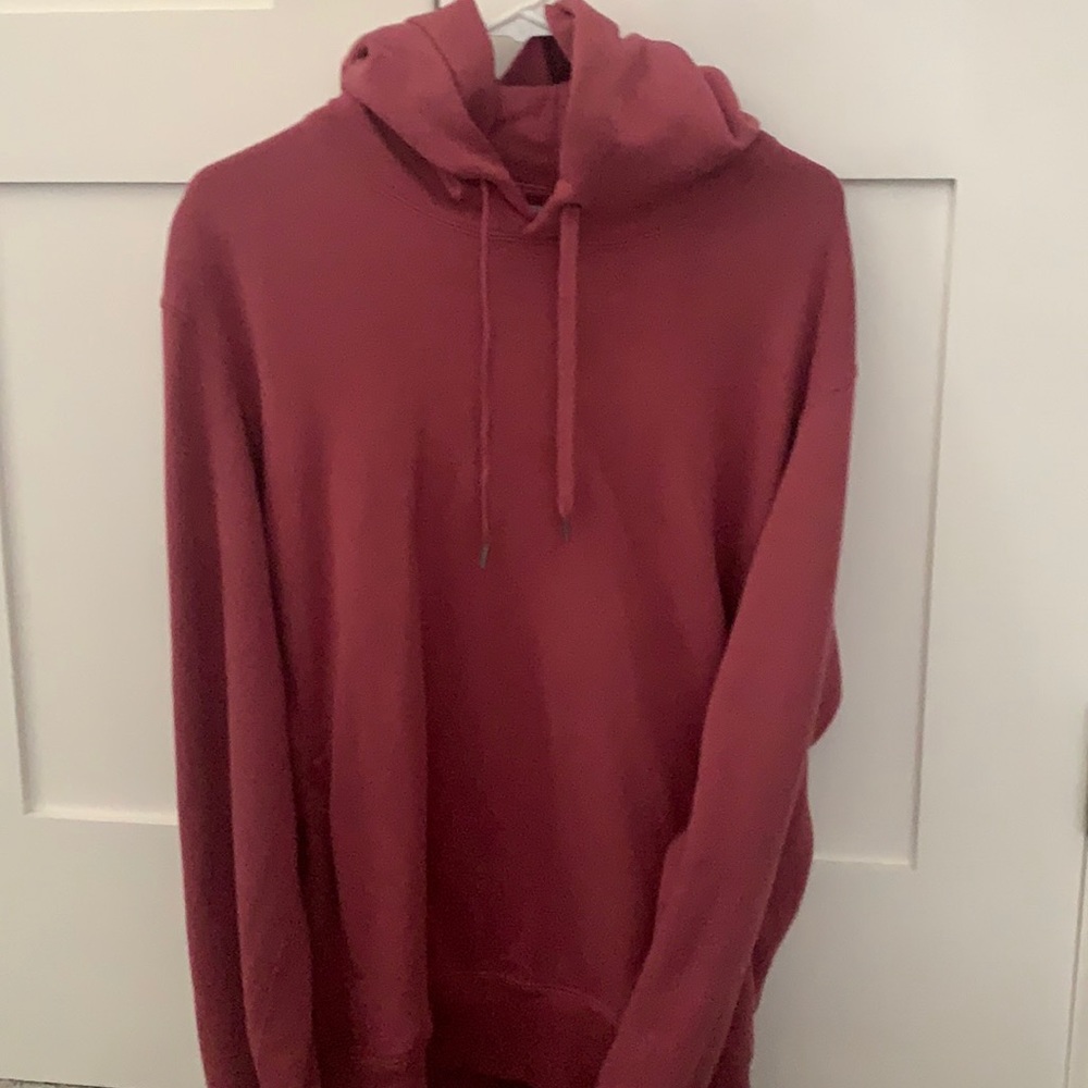 Burgundy hoodie